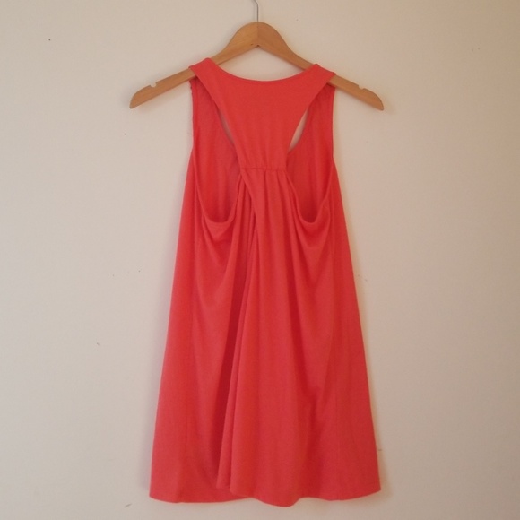 Faded Glory Coral Razorback top - Picture 5 of 7